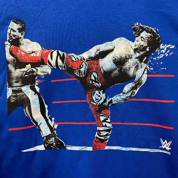 WWE Shawn Michaels The Heartbreak Kid HBK Sweet Chin Music Kick T-Shirt Small - Picture 2 of 4